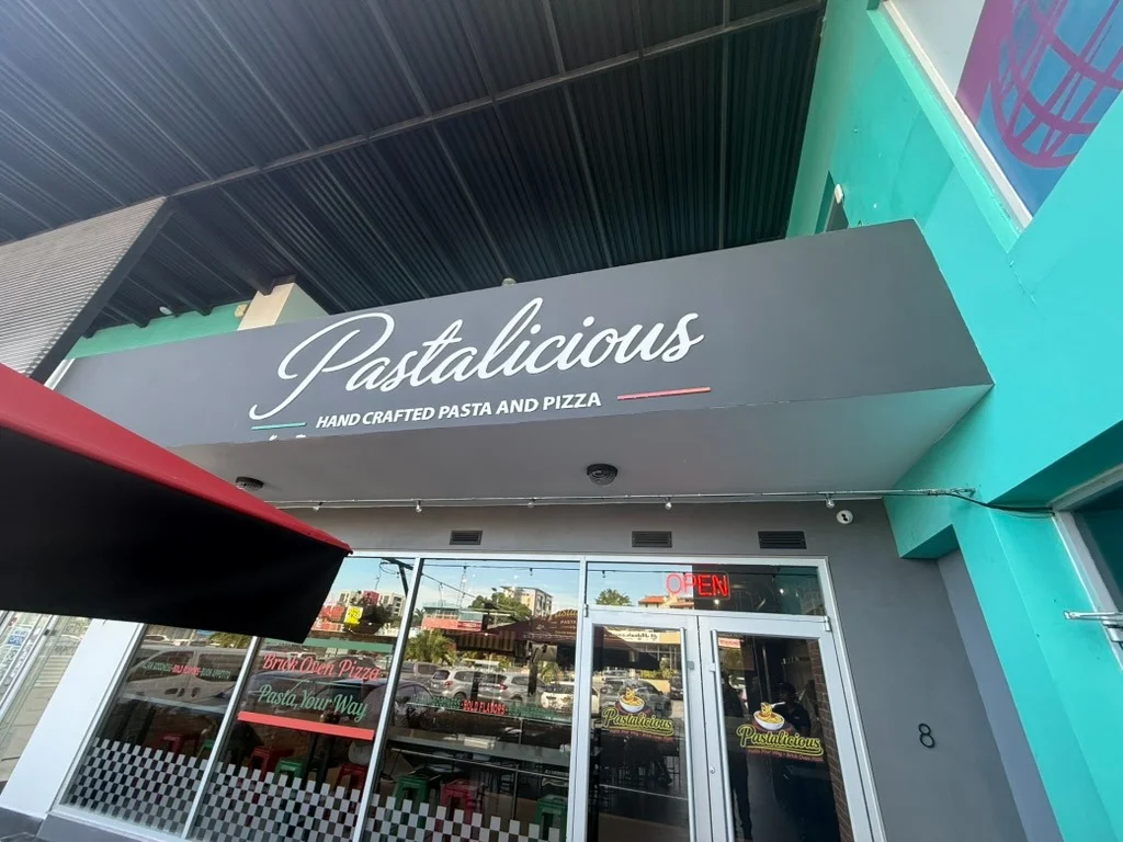 Pastalicious storefront at Shoppes at Southdale, Kingston, Jamaica