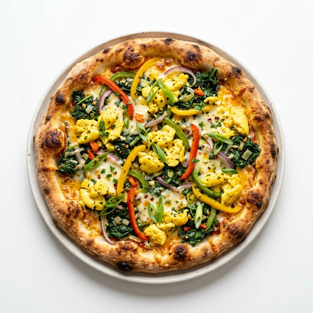 Ackee and Callaloo Pizza
