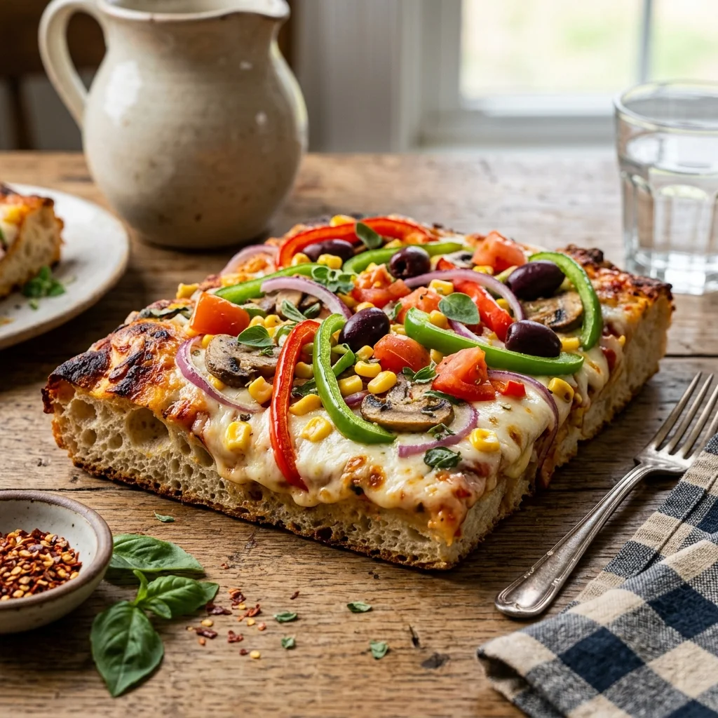 Vegetarian Rectangular Slice