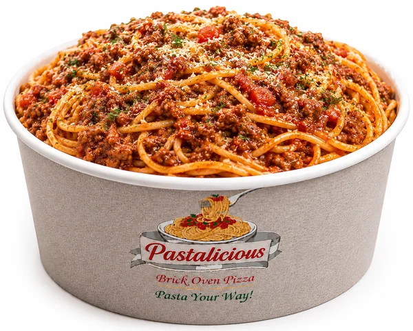 Hearty spaghetti bolognese slow cooked meat sauce