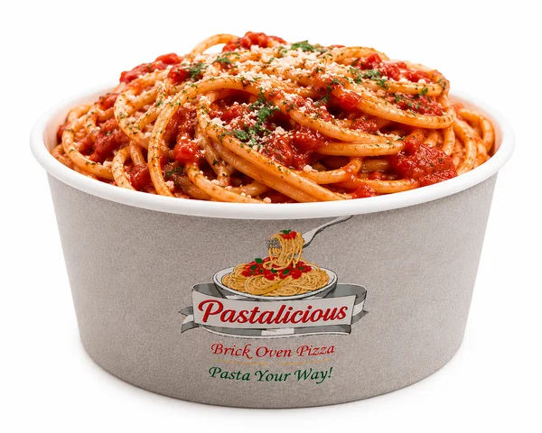 Classic spaghetti marinara with rich Southern Italian plum tomatoes
